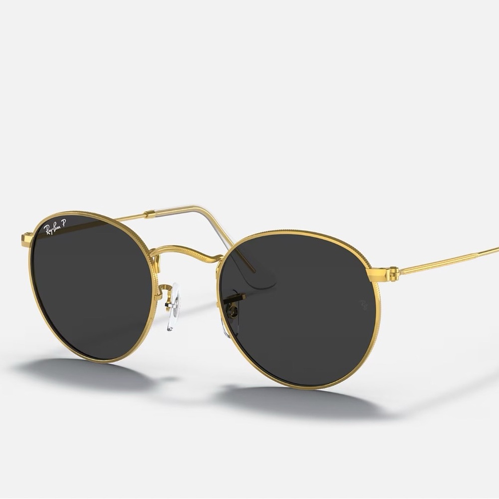 Ray-Ban Gold Round Sunglasses